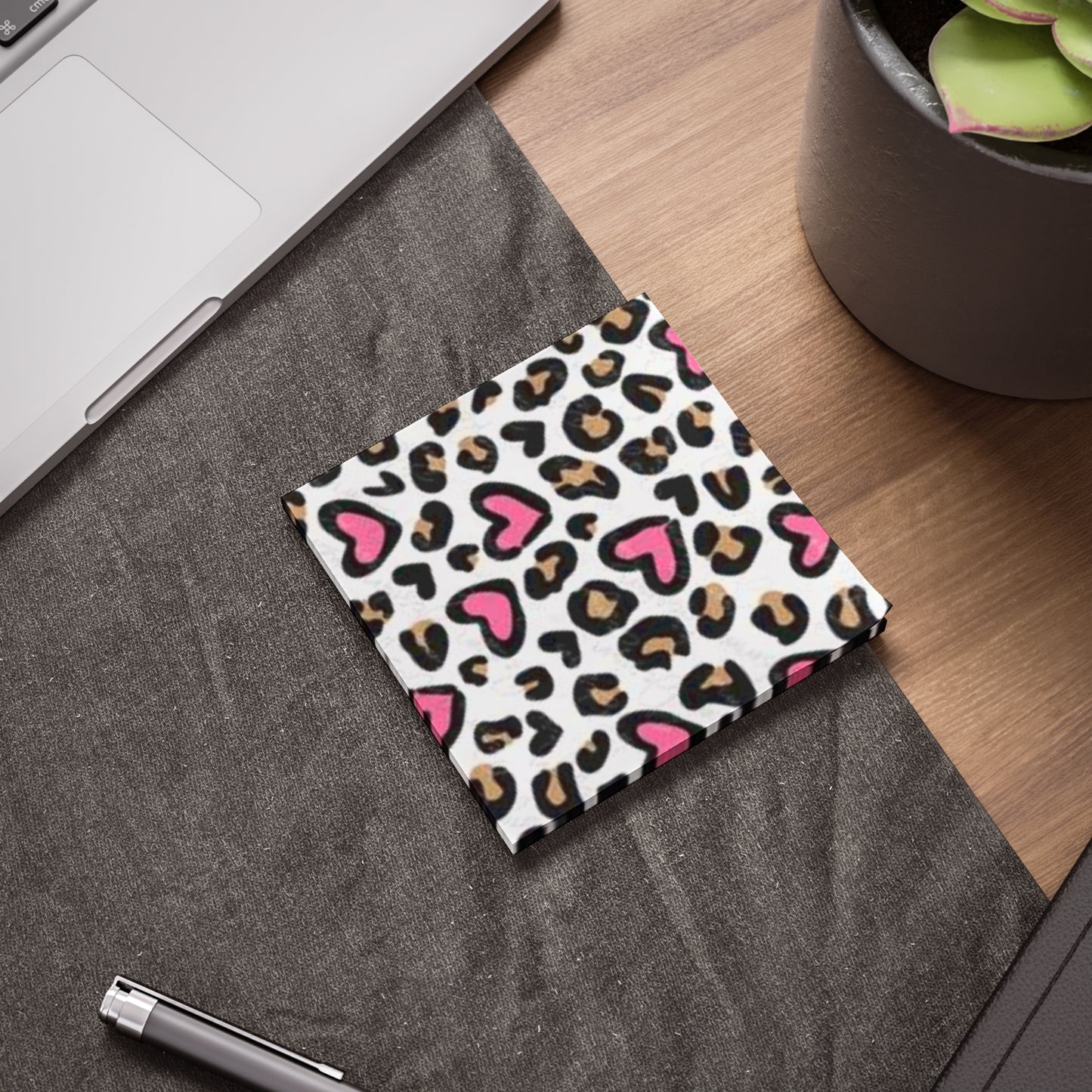 Pink Cheetah Print Post-it® Note Pads