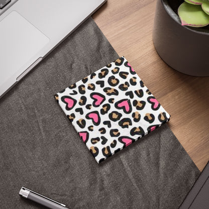 Pink Cheetah Print Post-it® Note Pads