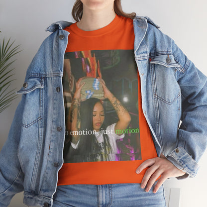 Emotional Expression Unisex Heavy Cotton Tee - No Emotion, Just Vibe