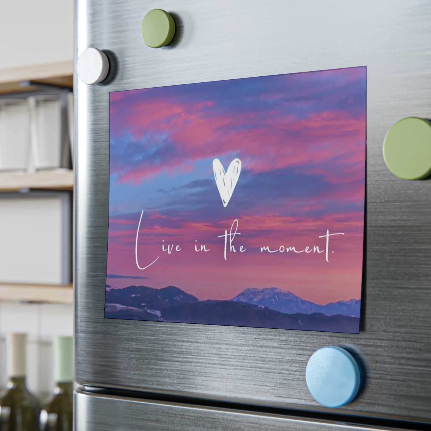 Inspirational Sticky Notes, Live in the Moment Reminder Pads, Office Supplies, Positive Affirmation Notes, Desk Decor, Gift for Her