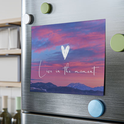 Inspirational Sticky Notes, Live in the Moment Reminder Pads, Office Supplies, Positive Affirmation Notes, Desk Decor, Gift for Her