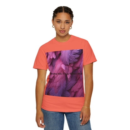 Rebranding Into A New Badder Bitch! ~ Purple/Pink Unisex Garment-Dyed T-shirt