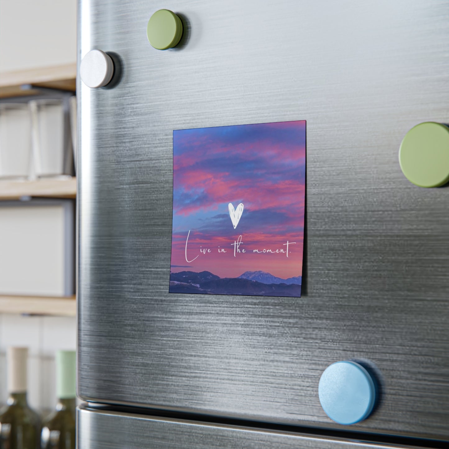 Inspirational Sticky Notes, Live in the Moment Reminder Pads, Office Supplies, Positive Affirmation Notes, Desk Decor, Gift for Her