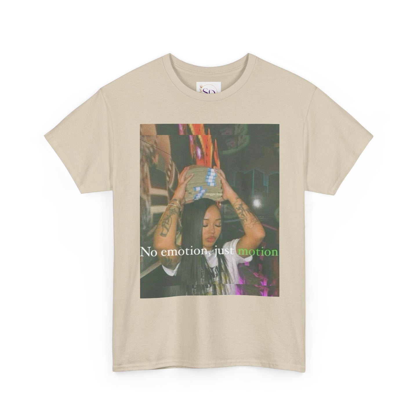 Emotional Expression Unisex Heavy Cotton Tee - No Emotion, Just Vibe