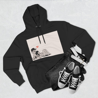"Can We Talk For a Minute?..~ Three-Panel Fleece Hoodie