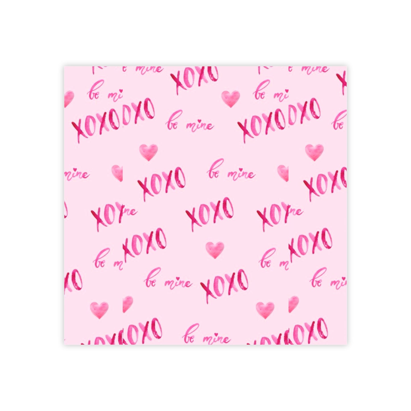 Post-it® Note Pads, xoxo pink design, Sticky Notes, Love Notes, Office Supplies, Stationery, Valentines Day Gift