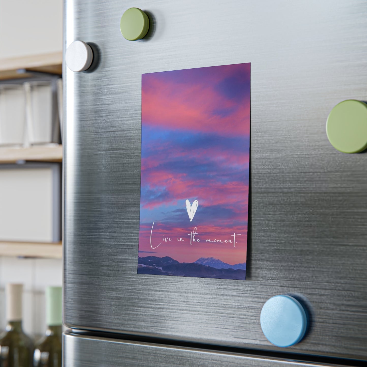 Inspirational Sticky Notes, Live in the Moment Reminder Pads, Office Supplies, Positive Affirmation Notes, Desk Decor, Gift for Her