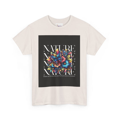 Nature-Inspired Unisex Heavy Cotton Tee - Perfect for Nature Lovers, Eco-Friendly Gift, Casual Wear, Outdoor Adventures, Spring Celebrations