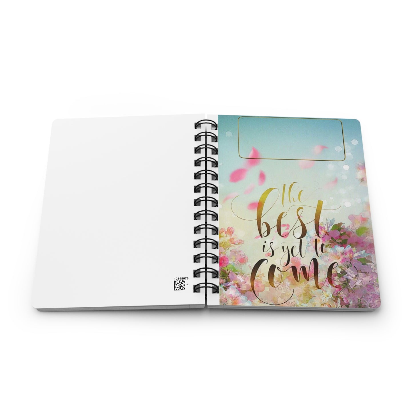 Floral Inspirational Spiral Bound Journal - Perfect for Journaling, Notetaking, Self-Reflection, Gift for Her, Motivational Diary