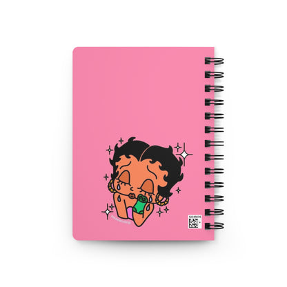 I Needs The Funds Betty Boop Spiral Bound Journal - Cute Character Design, Perfect for Journaling, Gift for Students, Sketchbook, Creative