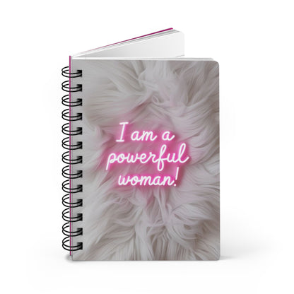 Empowering Spiral Bound Journal - 'I Am a Powerful Woman!' Inspirational Notebook, Gift for Women, Self-Care Journal, Writing Diary, [...]