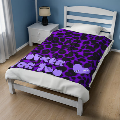 "Sucker For You" velvet ~ Velveteen Plush Blanket
