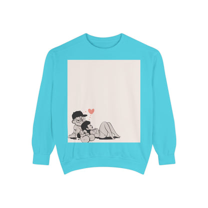 "Can We Talk For A Minute?.." ~ Unisex Garment-Dyed Sweatshirt