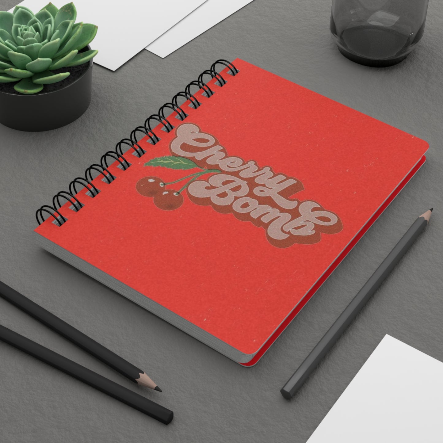Cherry Bomb Spiral Bound Journal | Perfect Gift for Students, Writers, and Artists | Cute Stationery for Note-Taking, Journaling, and [...]