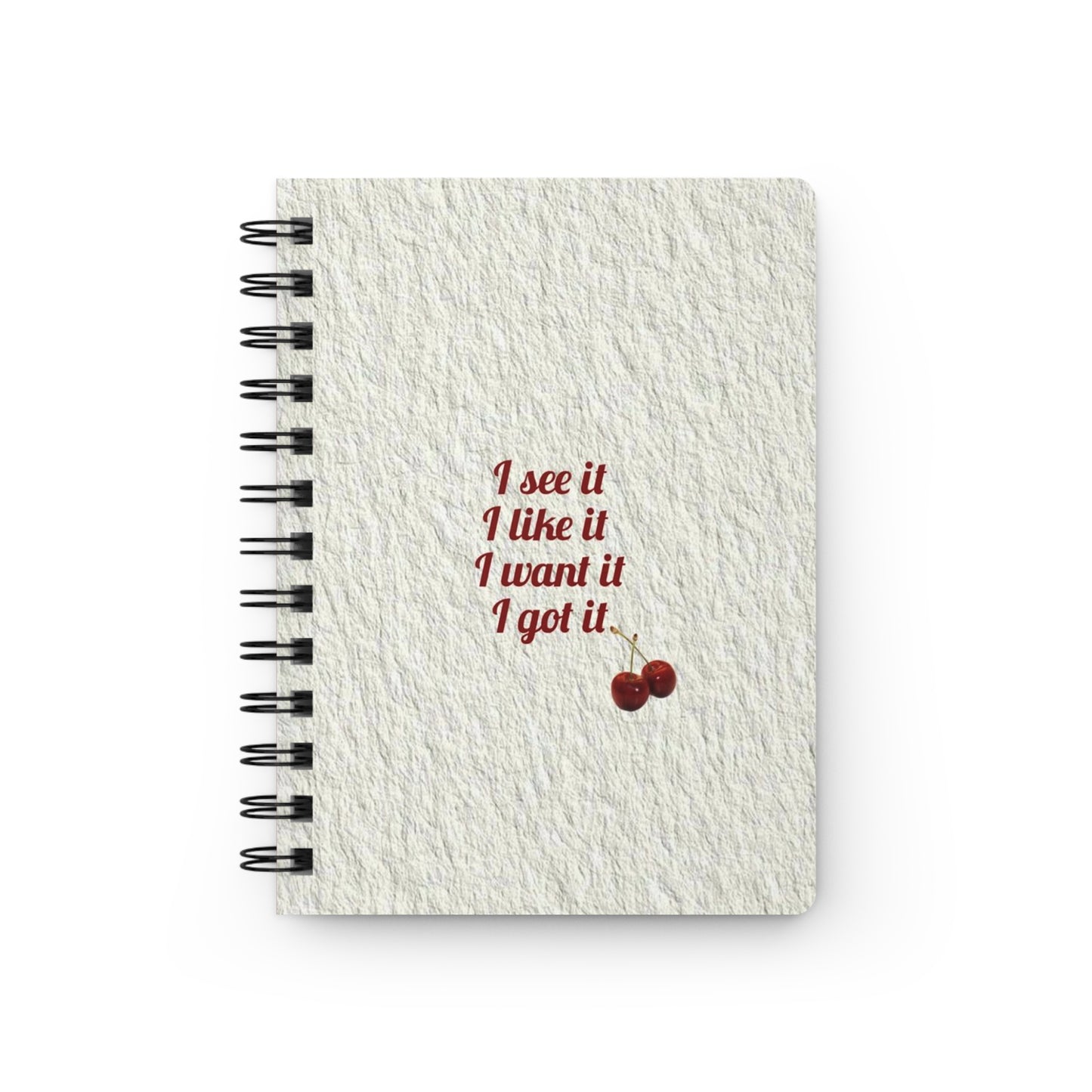 Charming Cherry Spiral Bound Journal - Perfect for Daily Journaling, School Notes, Gifts, Art Sketchbook, Inspirational Quotes