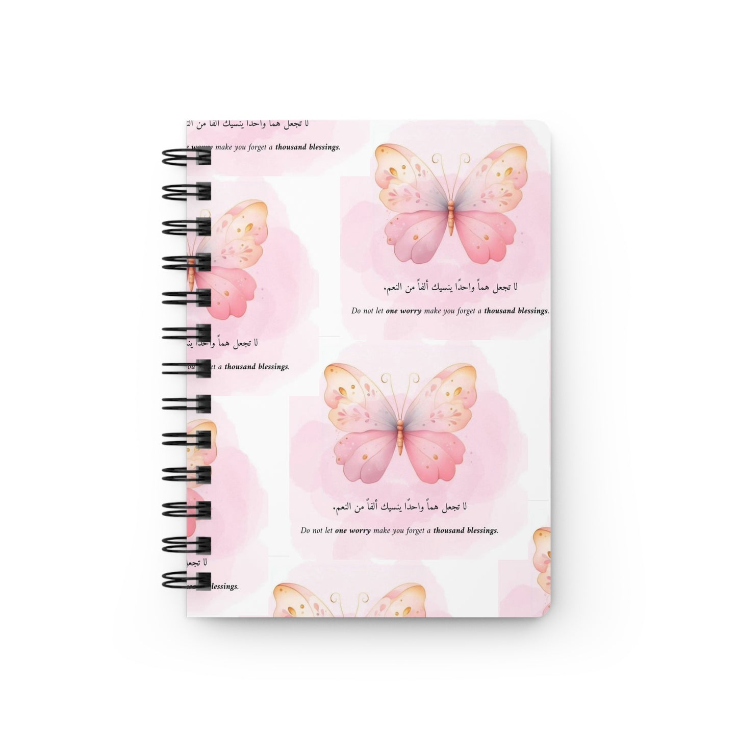 Butterfly Quote Journal | Inspirational Spiral Notebook for Writing, Artistic Notes, Mindfulness, Gifts, Self-Care