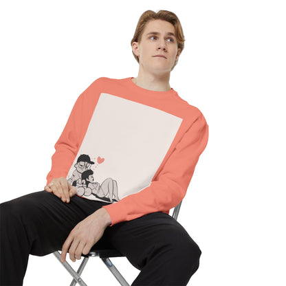 "Can We Talk For A Minute?.." ~ Unisex Garment-Dyed Sweatshirt