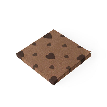 Heart Patterned Post-it® Note Pads, Cute Sticky Notes for Home Office, School Supplies, Gift for Planner Lovers, Valentine's Day Notepad