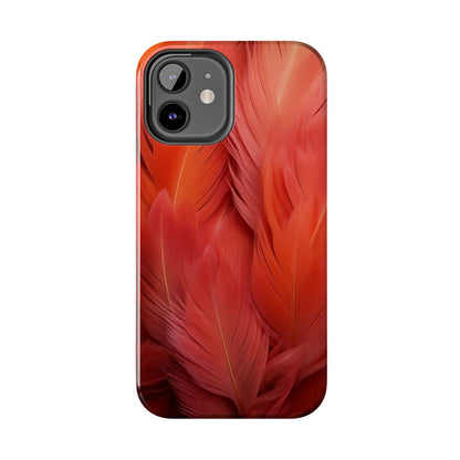 "Rebranding Into A New Badder Bitch!" Orange Feathered Tough Phone Cases
