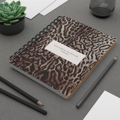 Inspirational Spiral Bound Journal, Motivational Notebook, Bible Verse Journal, Self-Care Journal, Gifts for Writers, Spiritual Practice