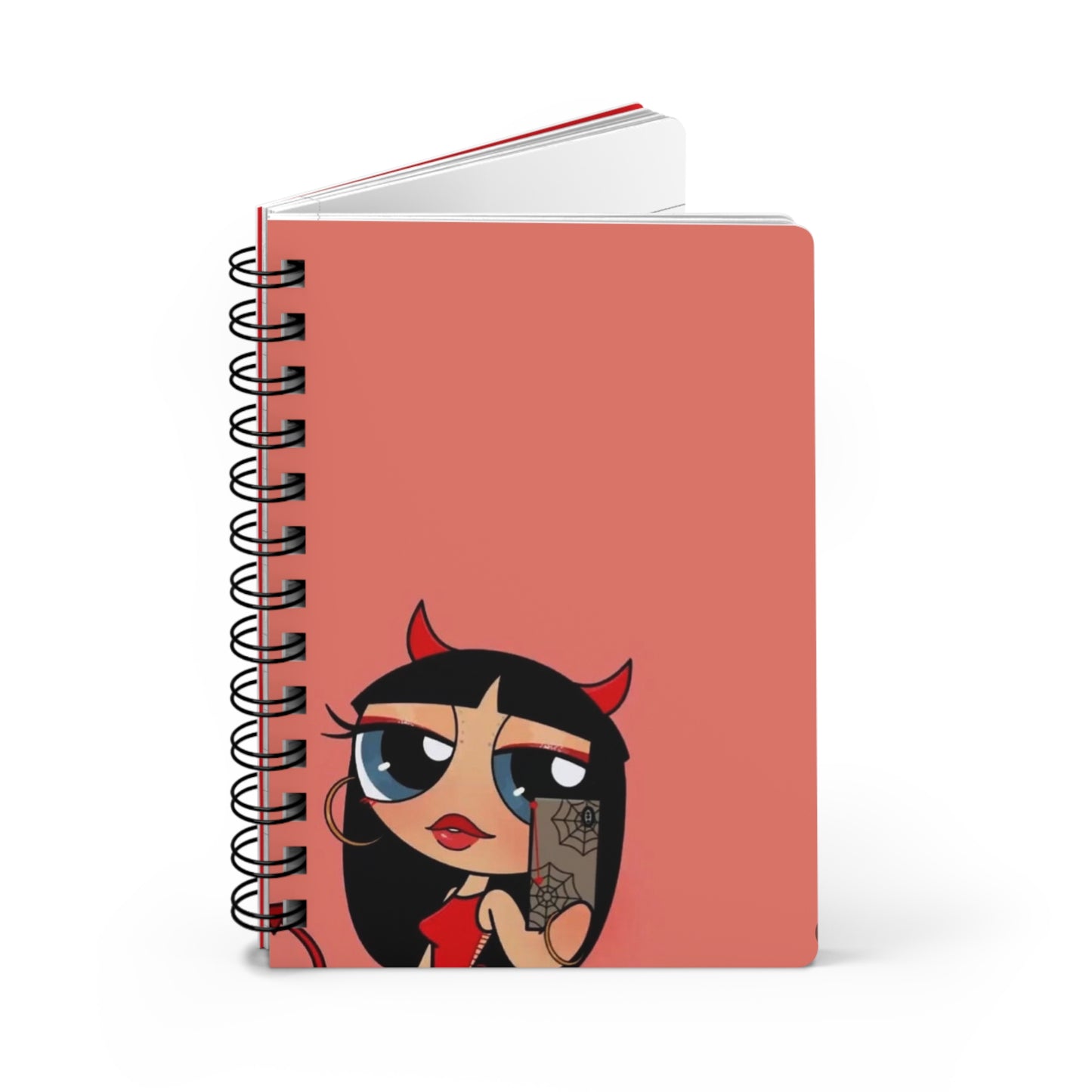 Devilish ImJustAGirl~ Spiral Bound Journal