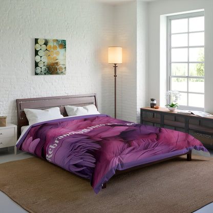 Purple "Rebranding Into A Badder Bitch!" Comforter