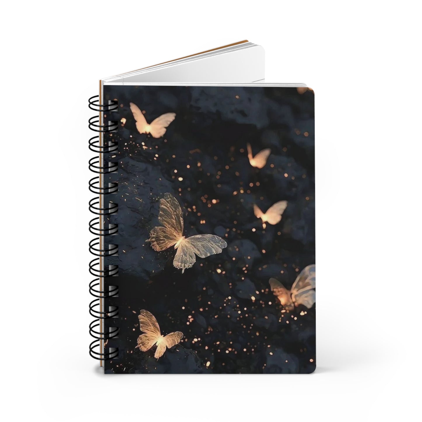 Whimsical Butterfly Spiral Journal, Butterfly Notebook, Dream Journal, Gifts for Her, Nature Inspired Stationery
