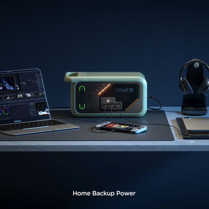 Portable Power Station B300SE Solar Generator, 288Wh Backup Lithium Battery, 300W Pure Sine Wave AC Outlets with 100W PD Fast Charging