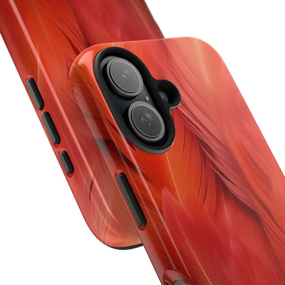 "Rebranding Into A New Badder Bitch!" Orange Feathered Tough Phone Cases