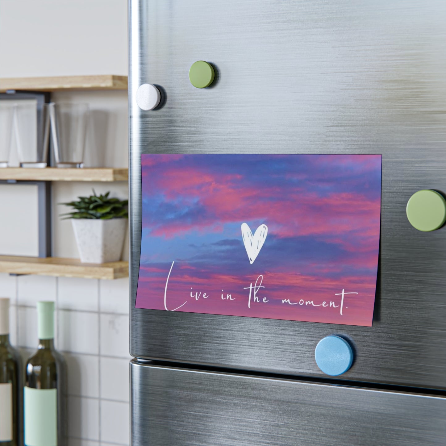 Inspirational Sticky Notes, Live in the Moment Reminder Pads, Office Supplies, Positive Affirmation Notes, Desk Decor, Gift for Her