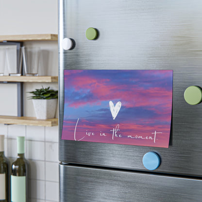 Inspirational Sticky Notes, Live in the Moment Reminder Pads, Office Supplies, Positive Affirmation Notes, Desk Decor, Gift for Her