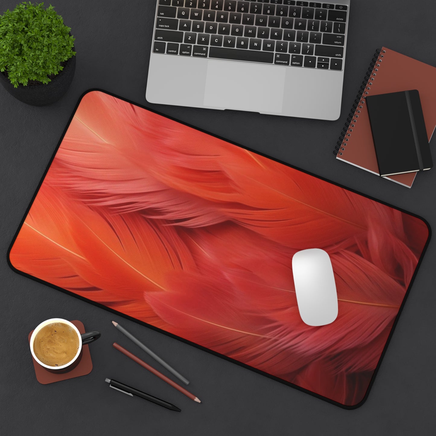 "Rebranding Into A New Badder Bitch!" ~ Orange Desk Mat