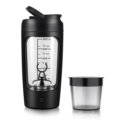 USB Electric Portable Whey Protein Shaker Bottle, Fully Automatic Stirring Cup Rechargeable Gym BA Free Cocktail Blend