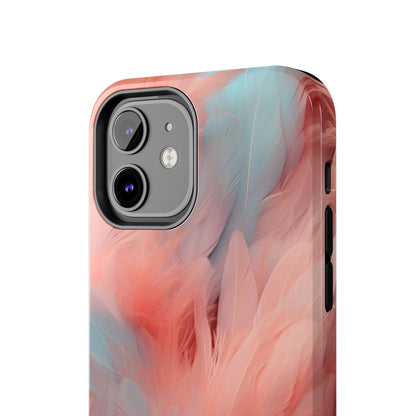 "Rebranding Into A New Badder Bitch!" ~ Pink/Baby Blue Feathered Tough Phone Cases