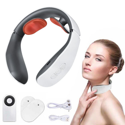 Sold 99+ Relaxnecker Neck Massager, 2024 New Therahome Neck Massager, Therahome Relaxnecker Neck Massager with Heat, 4 Massage Modes, 15 Levels of Intensity