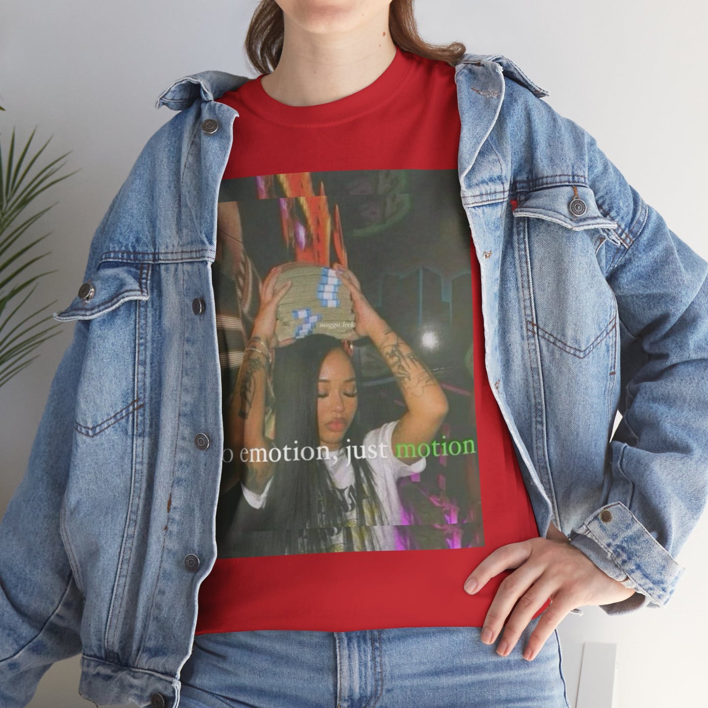 Emotional Expression Unisex Heavy Cotton Tee - No Emotion, Just Vibe