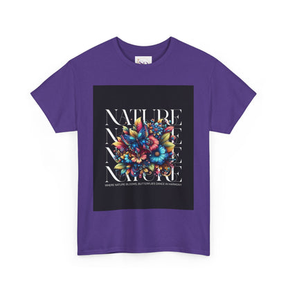 Nature-Inspired Unisex Heavy Cotton Tee - Perfect for Nature Lovers, Eco-Friendly Gift, Casual Wear, Outdoor Adventures, Spring Celebrations