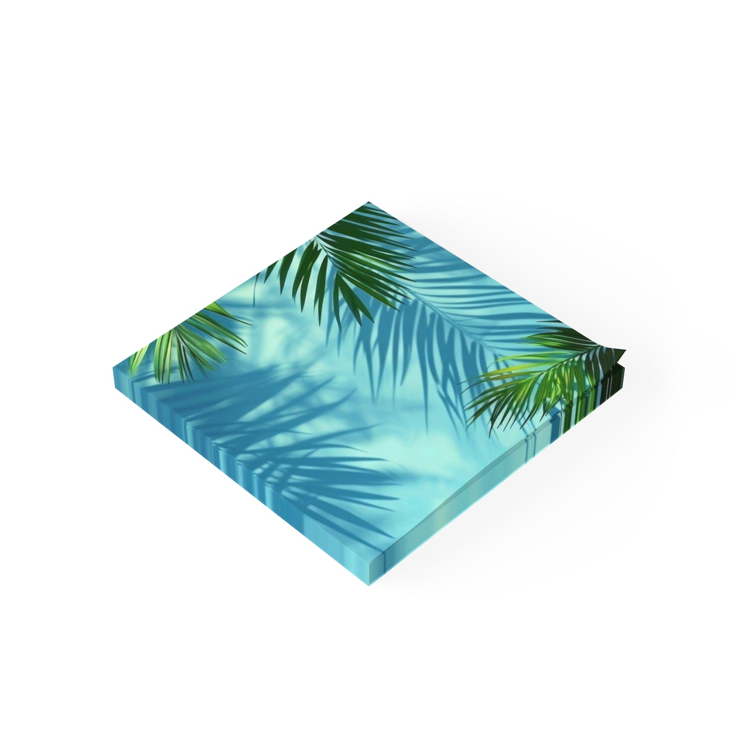 Tropical Palm Leaf Post-it® Note Pads | Summer Office Supplies, Cute Study Accessories, Gift for Students and Teachers, Planner Stickies
