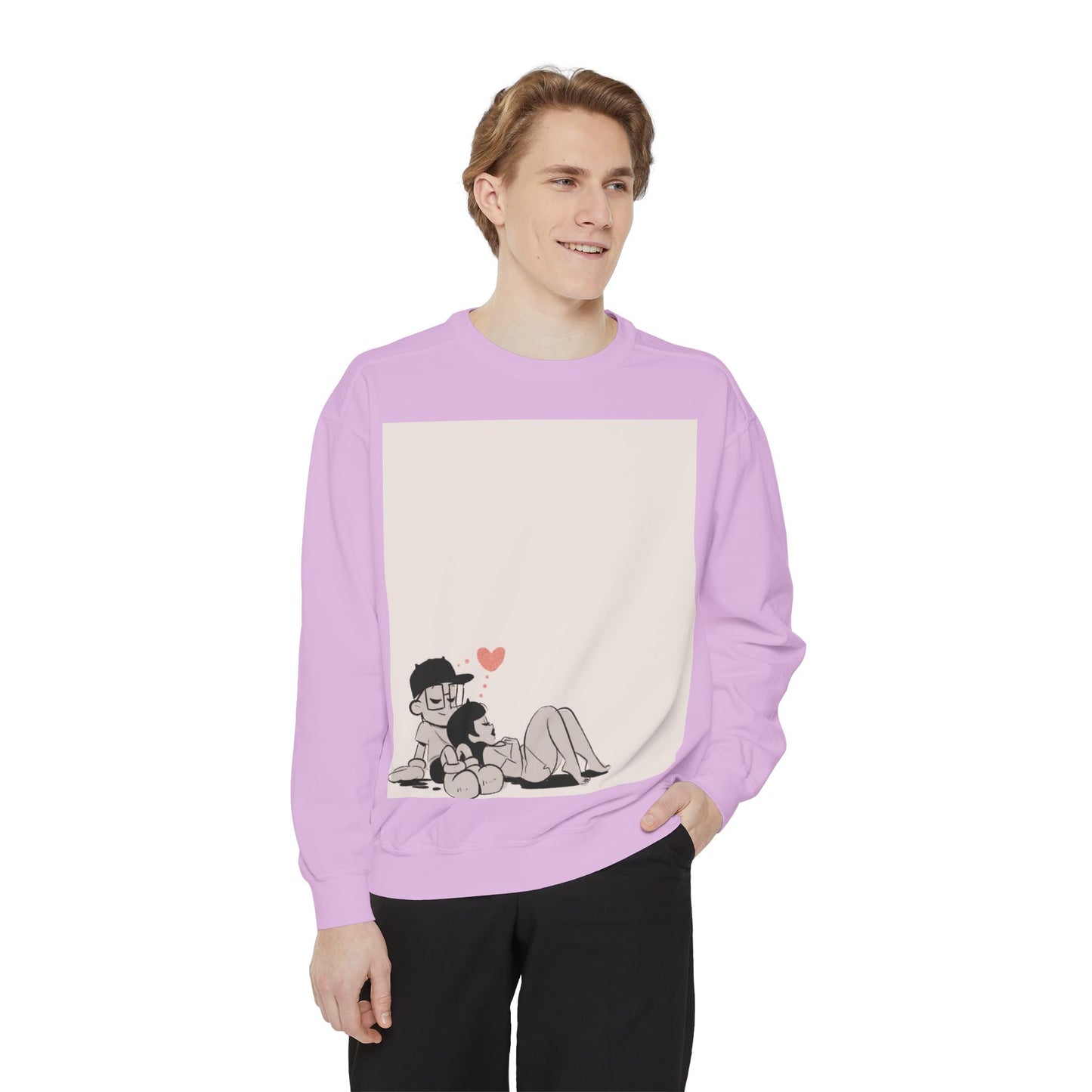 "Can We Talk For A Minute?.." ~ Unisex Garment-Dyed Sweatshirt