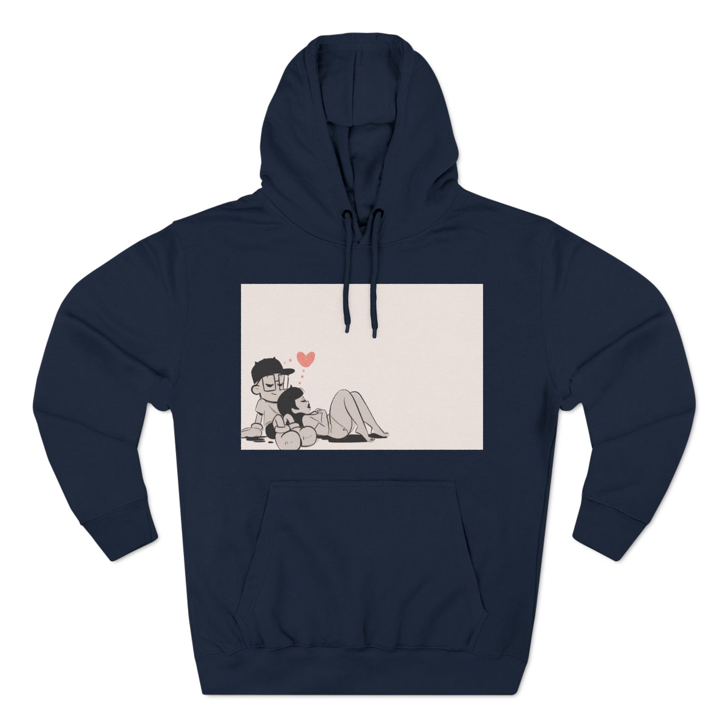 "Can We Talk For a Minute?..~ Three-Panel Fleece Hoodie