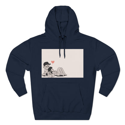"Can We Talk For a Minute?..~ Three-Panel Fleece Hoodie