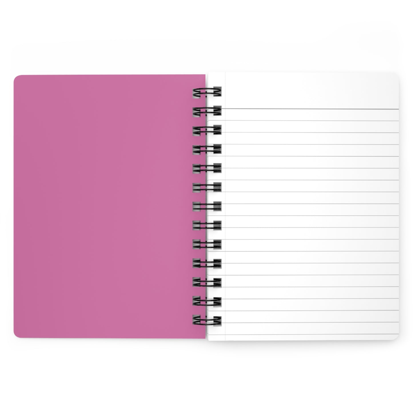 Pink Valentines Day "Caution You Might Fall In Love" Spiral Bound Journal