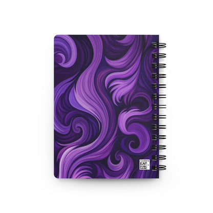 Elegant Purple Spiral Bound Journal | Journal for Writers, Art Lovers, Gift for Her, Diary, Creative Notes