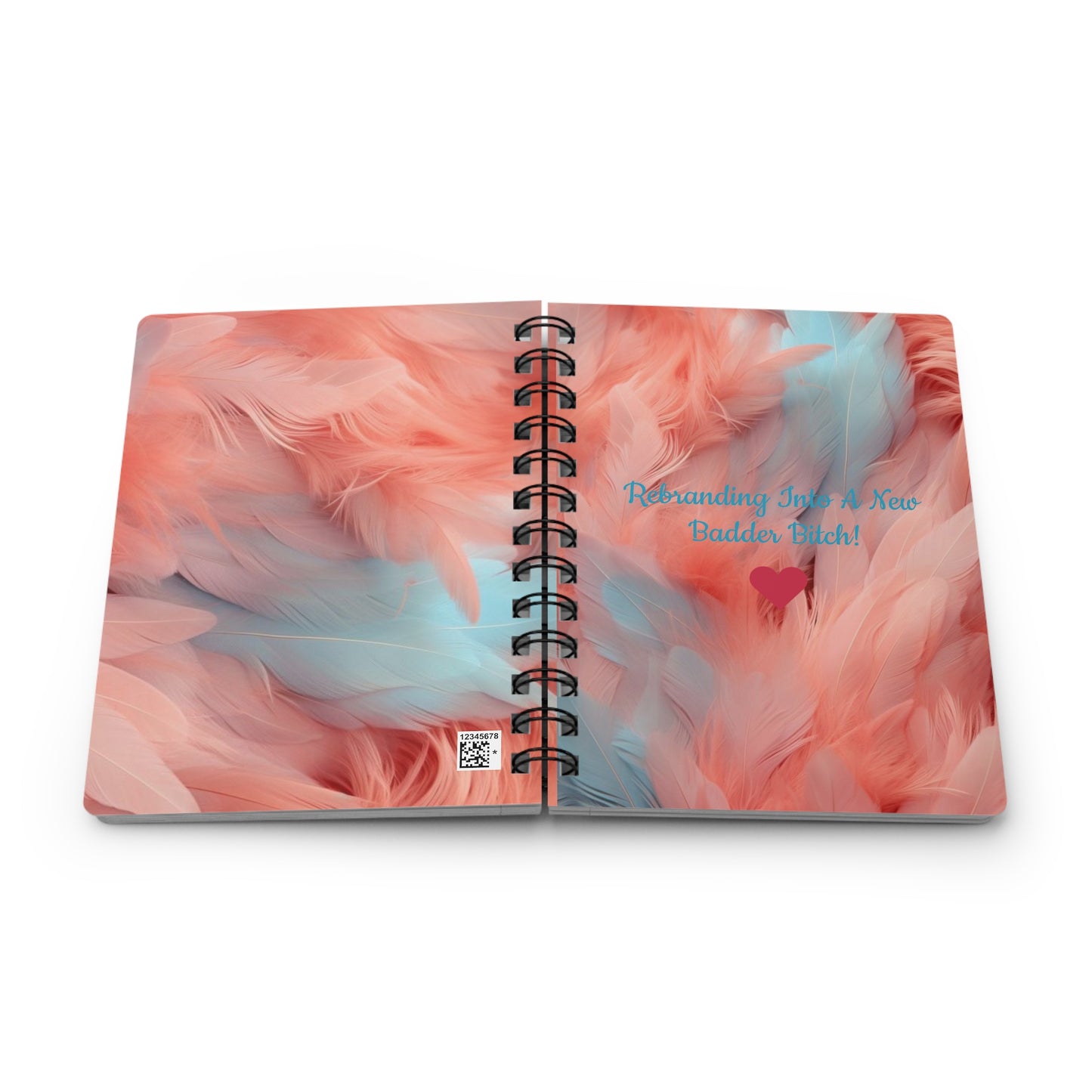 Spiral Bound Journal - 'Rebranding Into A Badder Bitch' Motivating Notebook