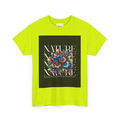 Nature-Inspired Unisex Heavy Cotton Tee - Perfect for Nature Lovers, Eco-Friendly Gift, Casual Wear, Outdoor Adventures, Spring Celebrations