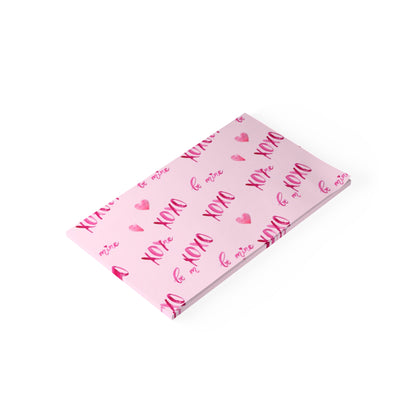 Post-it® Note Pads, xoxo pink design, Sticky Notes, Love Notes, Office Supplies, Stationery, Valentines Day Gift