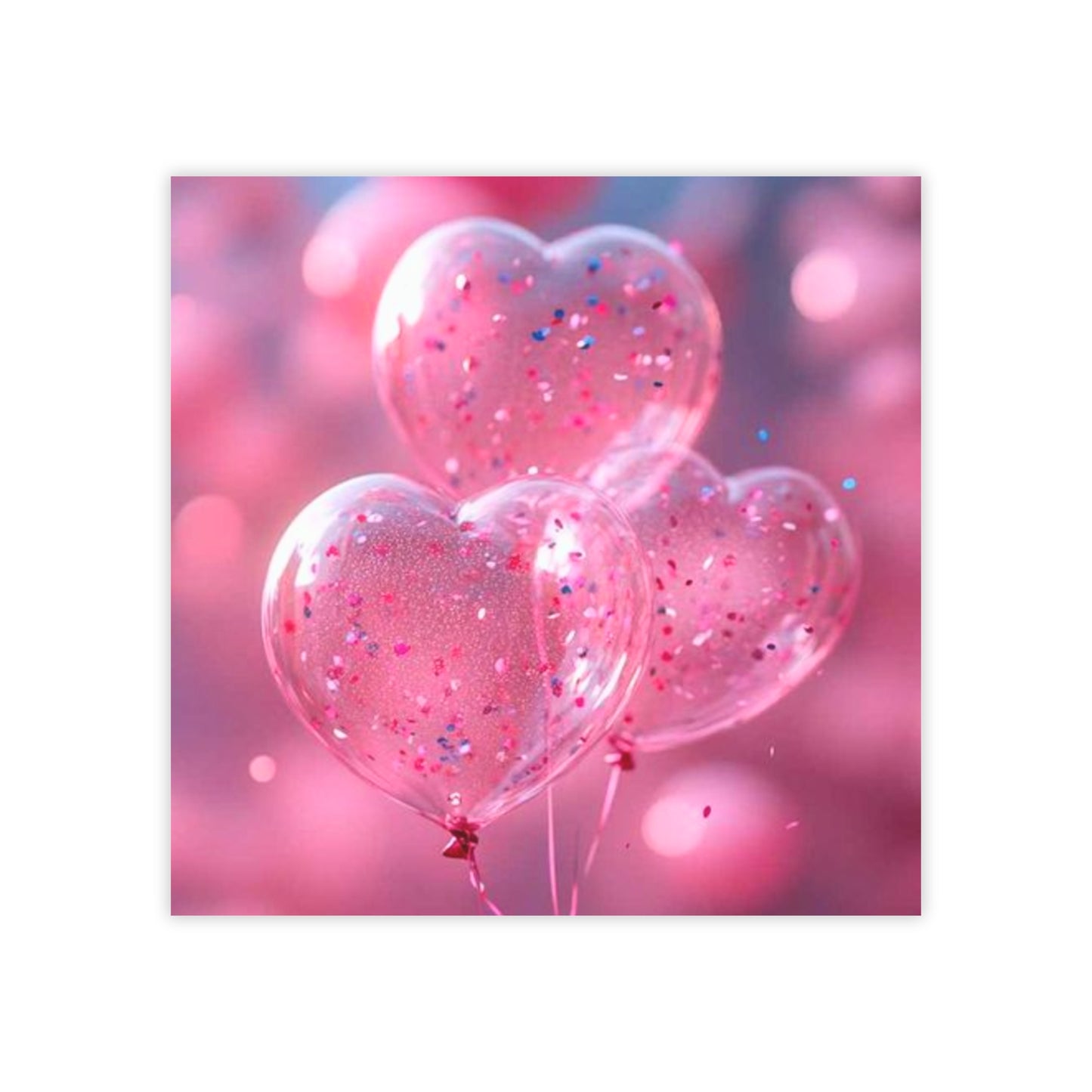 Post-it® Note Pads, pink heart shape design, Sticky Notes, Stationery, Office Supplies, Cute Desk Accessories, Reminder Cards