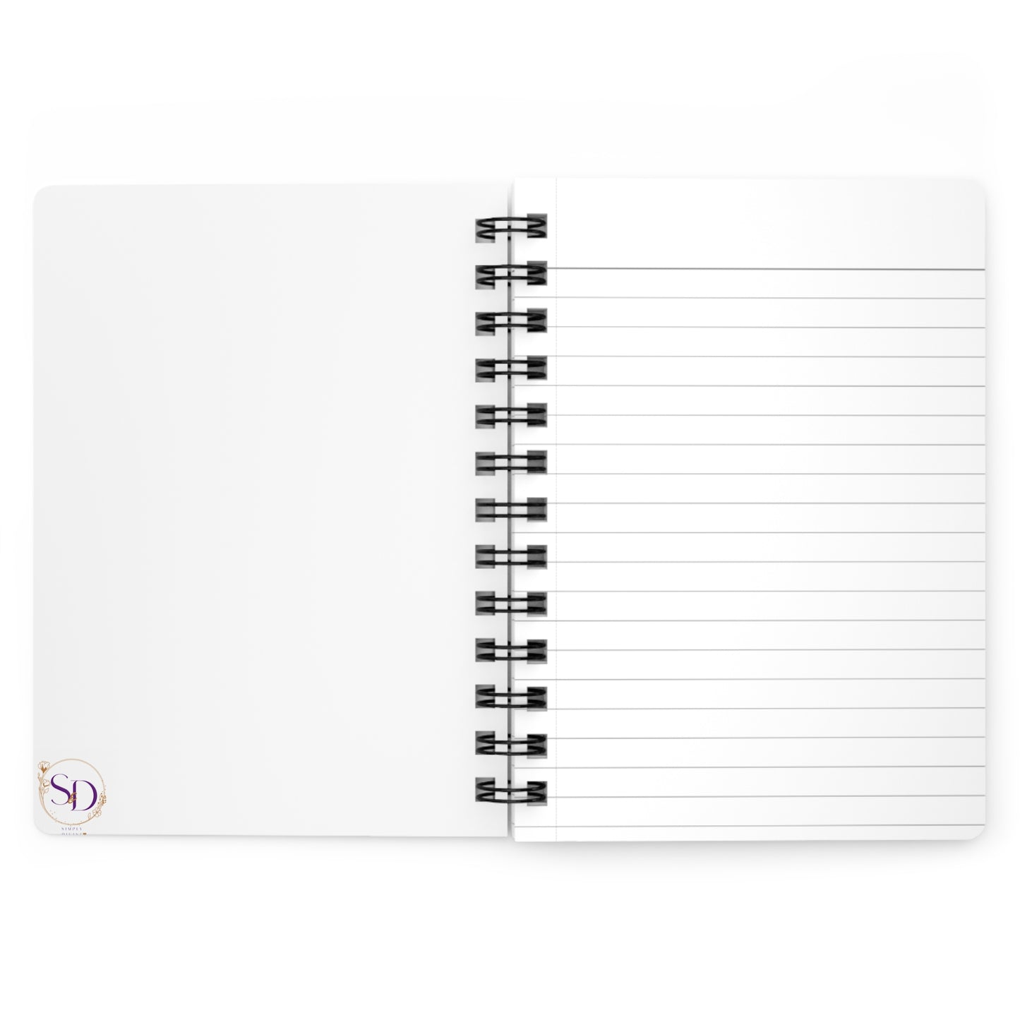 Inspirational Spiral Bound Journal - "Throwing Sass Around Like Confetti" - Perfect for Journaling, Note-taking, Gift for Friends, Self-Care