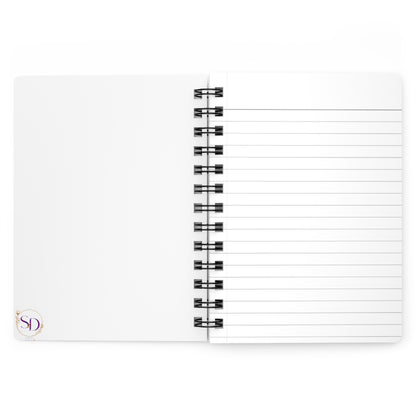 Inspirational Spiral Bound Journal - "Throwing Sass Around Like Confetti" - Perfect for Journaling, Note-taking, Gift for Friends, Self-Care