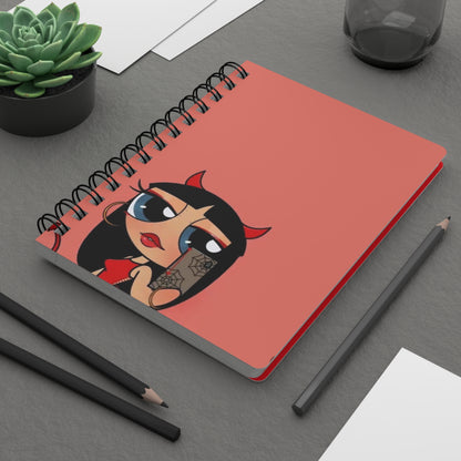 Devilish ImJustAGirl~ Spiral Bound Journal